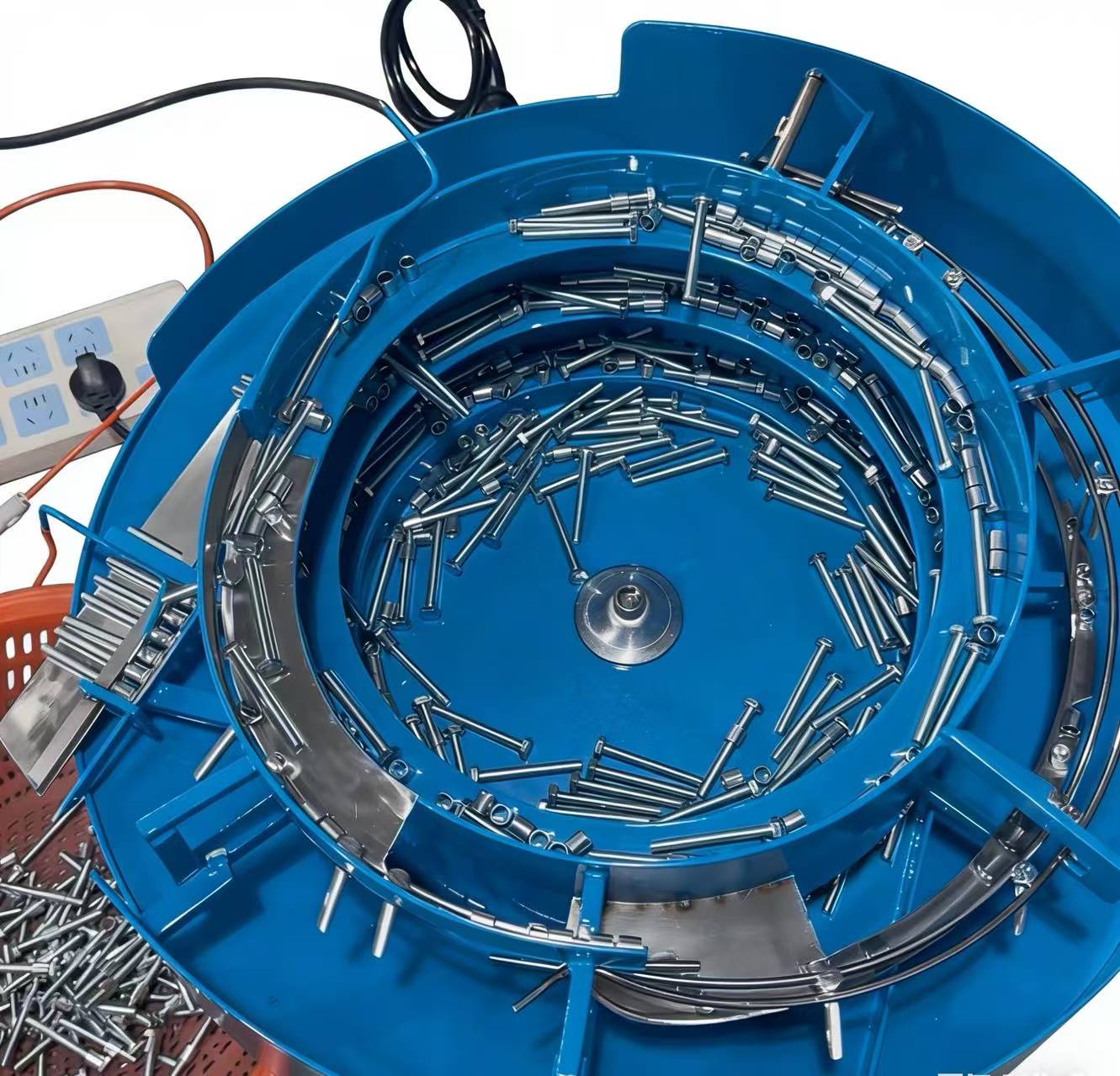 High-Efficiency Vibratory Feeder Bowl, Automated Feeding System, Replaces Manual Work