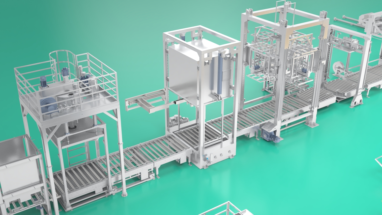 Efficient Full-Automatic Bag Filler &amp; Packing System