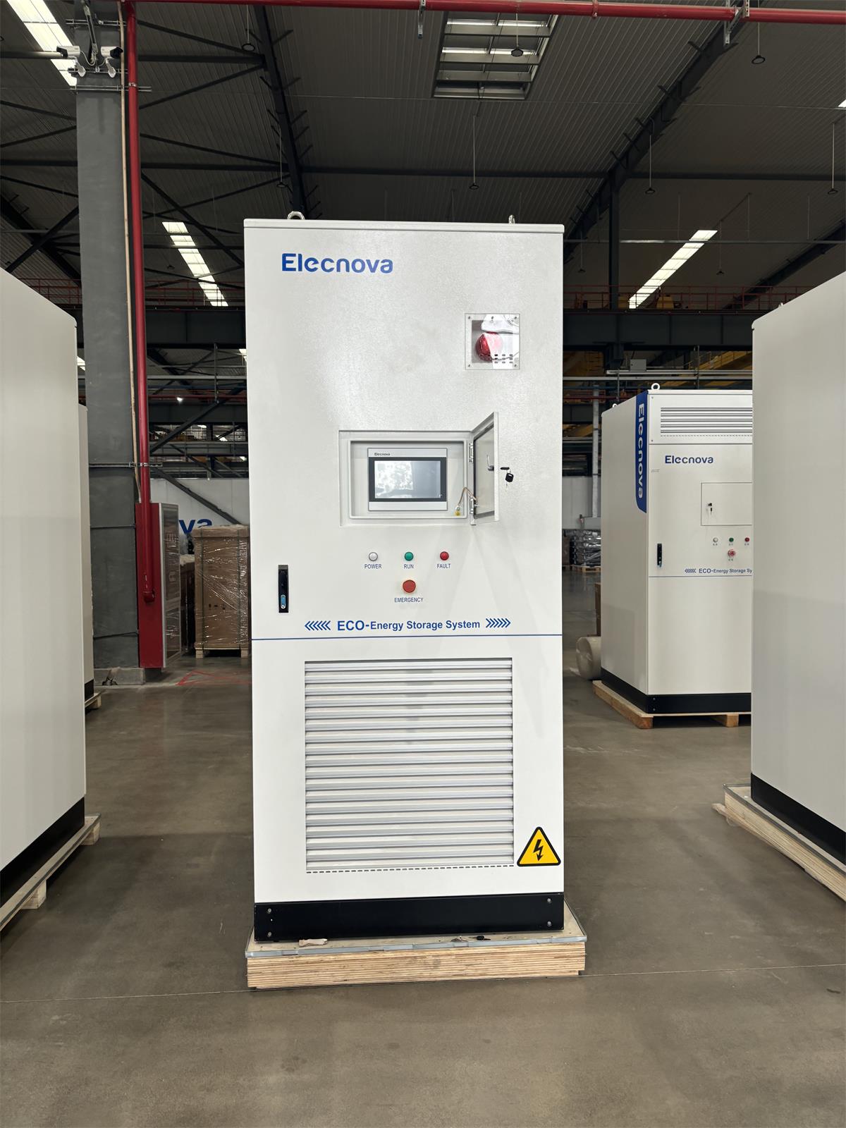 ELECNOVA Outdoor Integrated Battery Energy Storage System 64kWh 100kW 233kWh 107kWh Container BESS Fire Fighting System