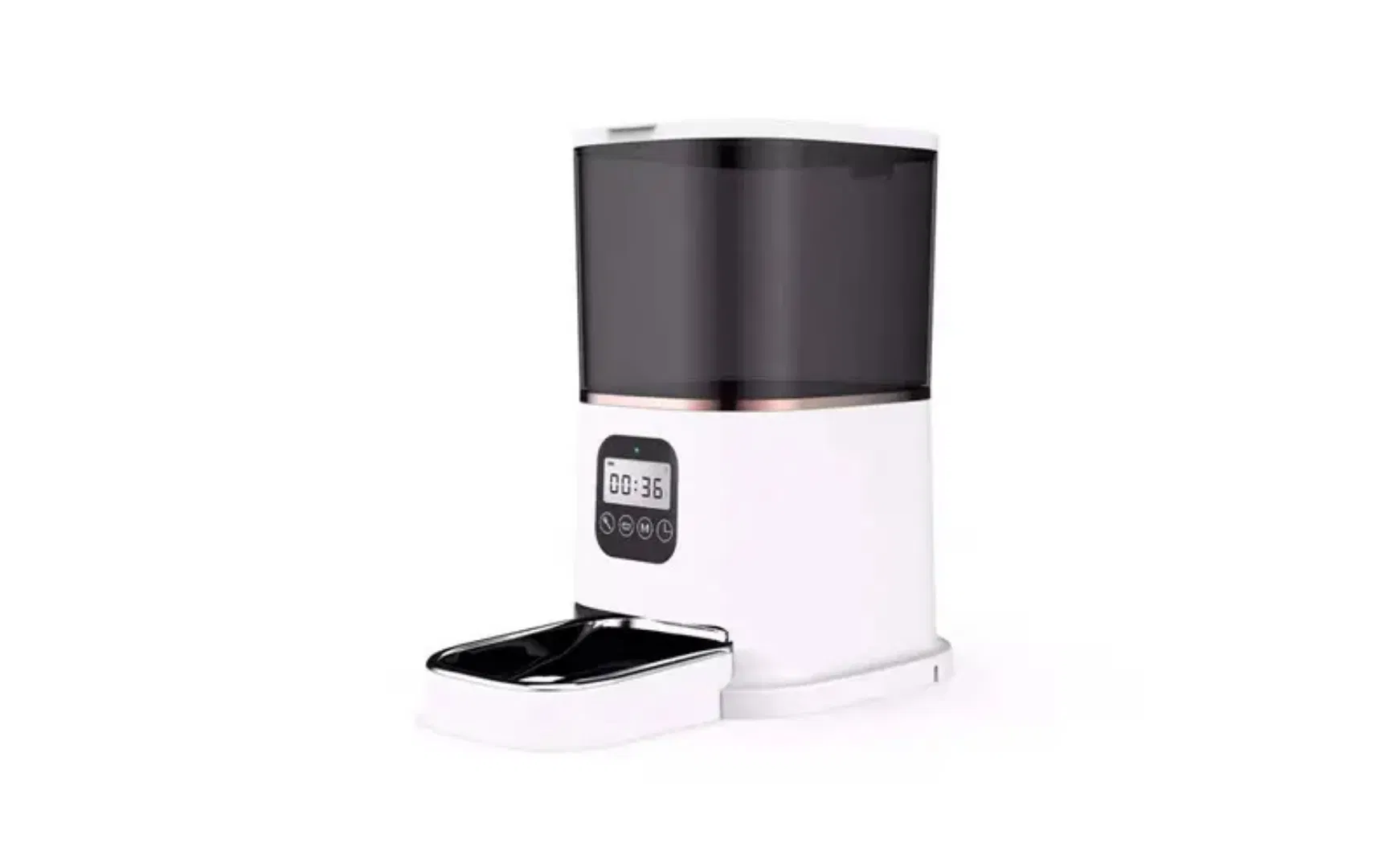 6L Smart HD Camera Voice Recording ABS Dual Power Pet Feeder
