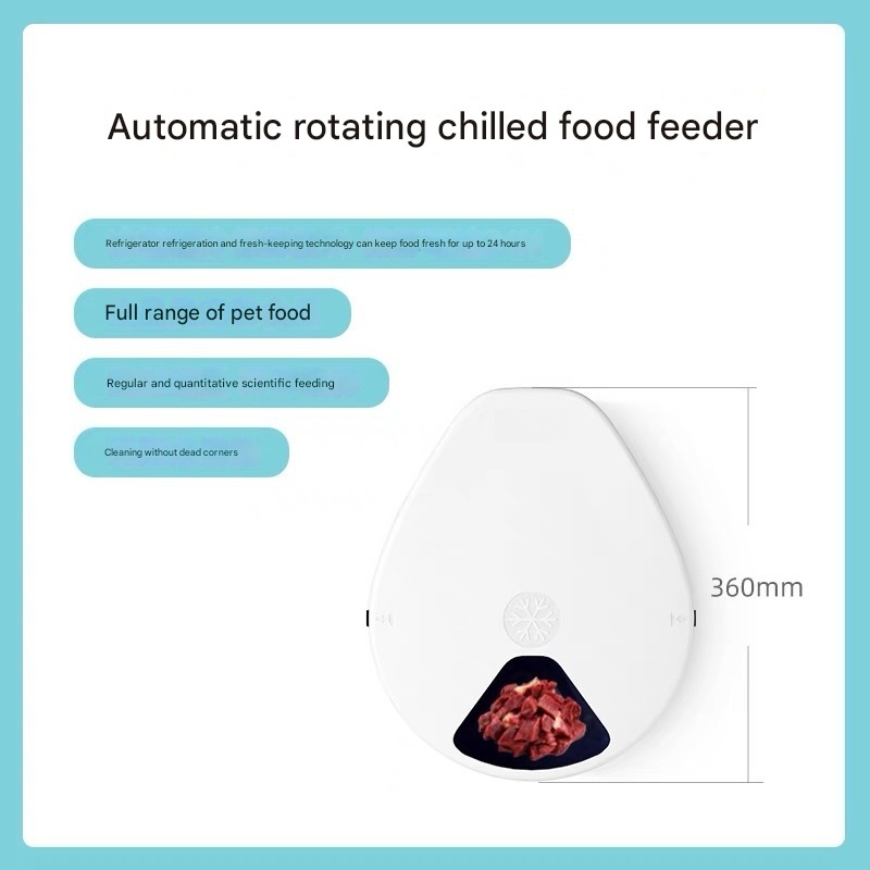 New Hot Sale Large Capacity Multi-compartment Fresh and Food Wet Food Refrigerator Automatic Feeder cat Dog Pet Smart Feeder