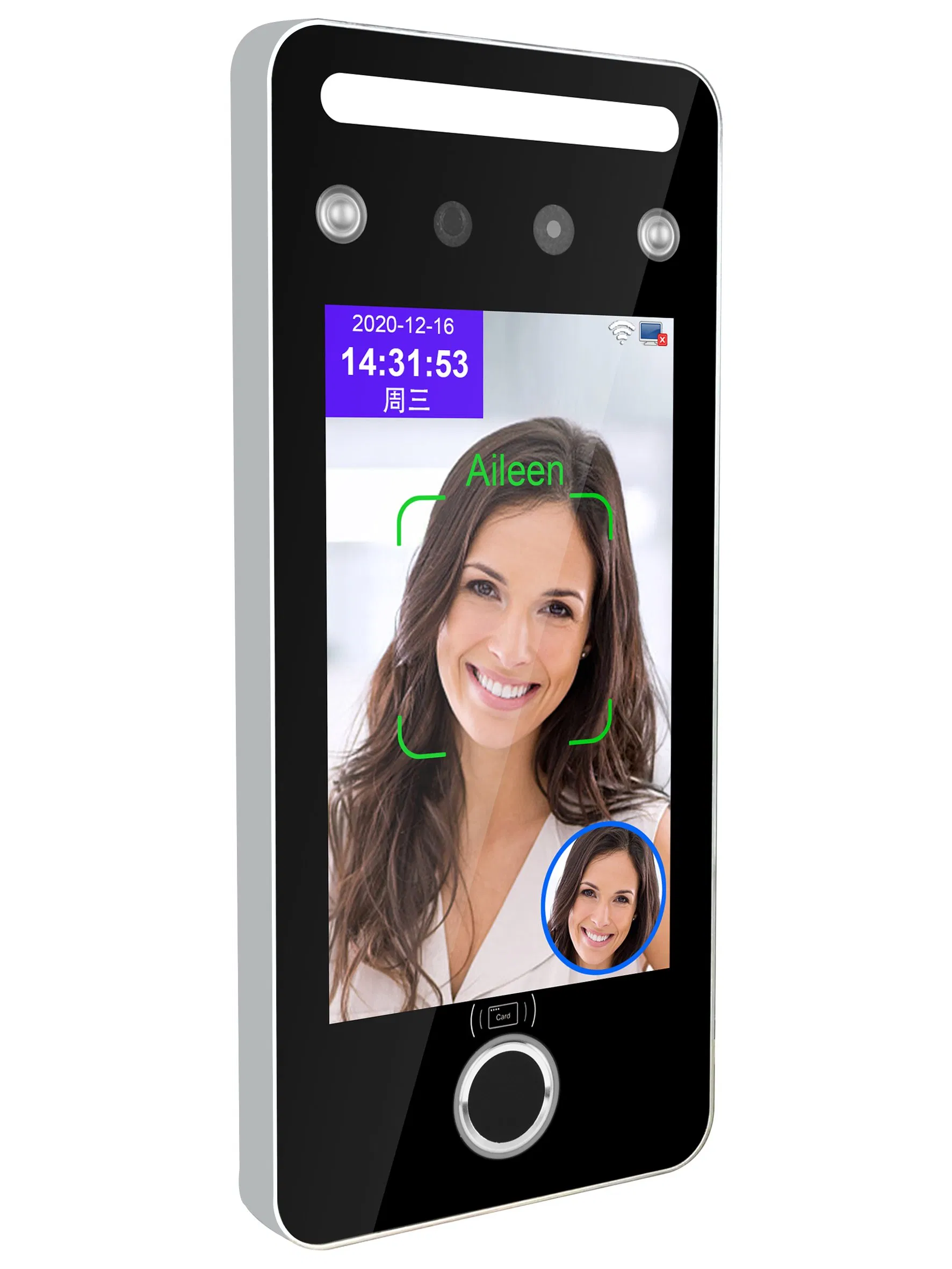 Qr Code RFID Face Recognition Attendance Access Control System