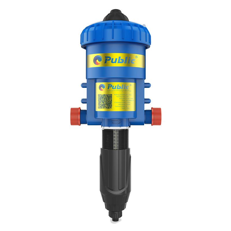 Adjustable Livestock Medication Feeder Hydraulic Automatic Dosing Pump For Swine House Water Line Irrigation System 1%-6%