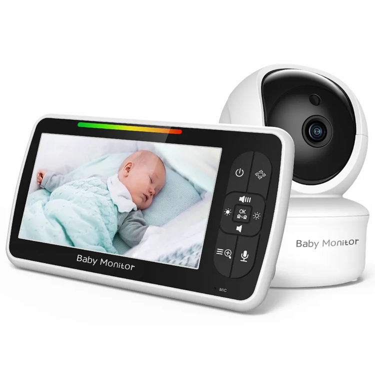 NEW 2.8 Inch Display 720P Night Vision Lullaby 2.4GHz Wireless Audio Video Temperature Feeding Timer Baby Camera Monitor NO Wifi