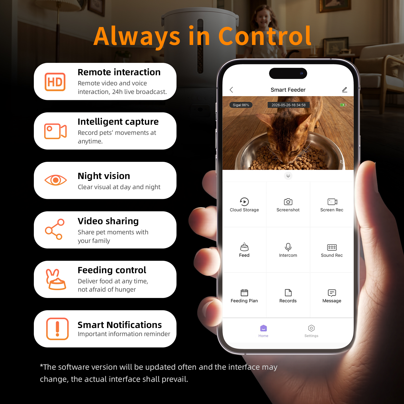 New Series Automatic Pet Feeder Voice Recording Wireless Power Supply Wifi APP Connection Cat Feeder