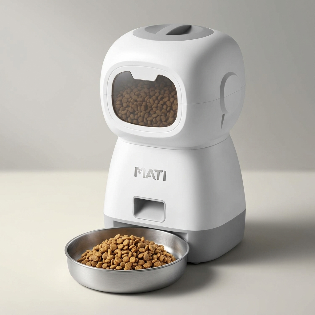 3.5L WiFi Smart Automatic Pet Feeder for Cats and Small Dogs, Timed Food Dispenser with APP Control, 10s Voice Recording