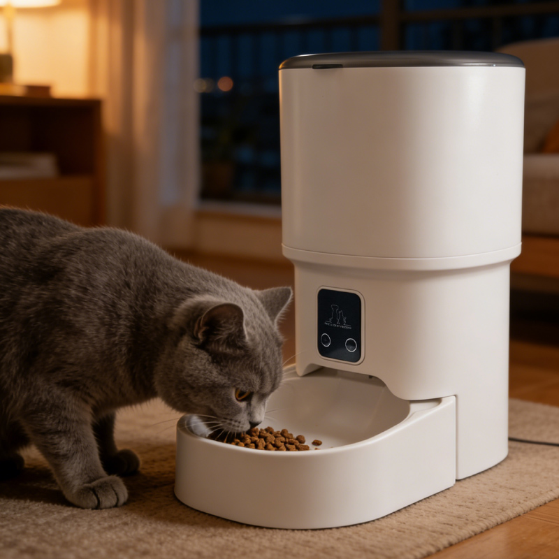 Smart Pet Feeder with Tuya App Wi-Fi Smart Pet Feeder Tuya App Automatic Pet Food Dispenser