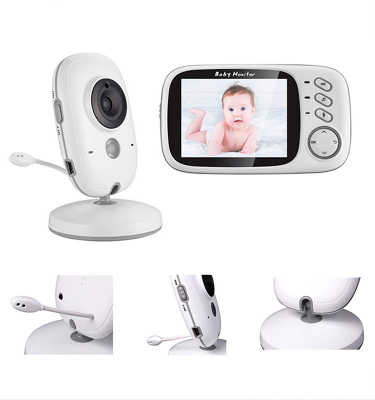 VB603 Two Way Talkback Audio Baby Lullaby Feeding Time Alarm Video System Wireless Baby Monitor Camera Babi Video Monitor