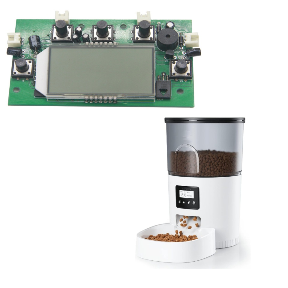 ODM/OEM Automatic Cat Feeder Control Board Solution Development Timed and Quantitative Feeding Pet Smart Feeder
