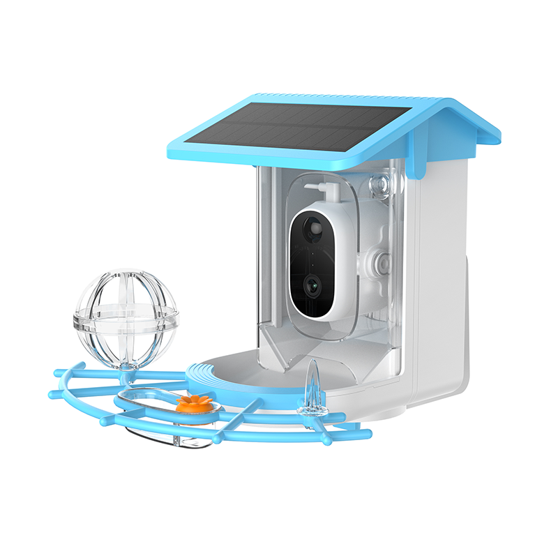 Smart Garden Bird Feeder With Outdoor Wildlife Monitoring Camera Remote Viewing AI for Indoor and Outdoor Solar Camera