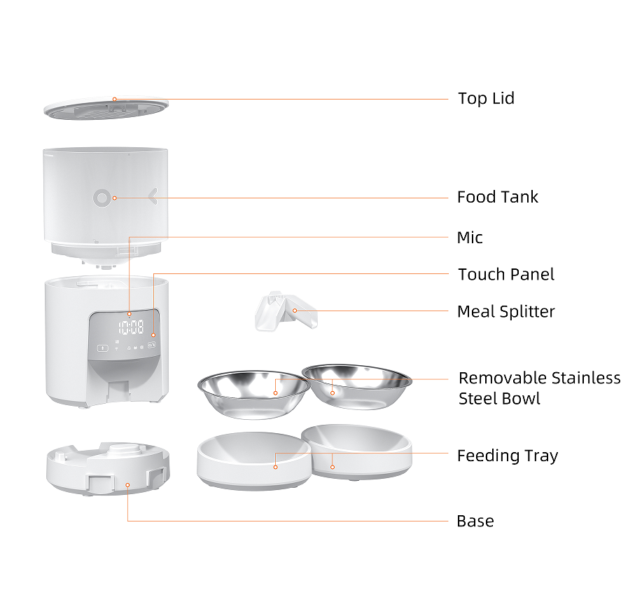 WIFI Automatic pet feeder design