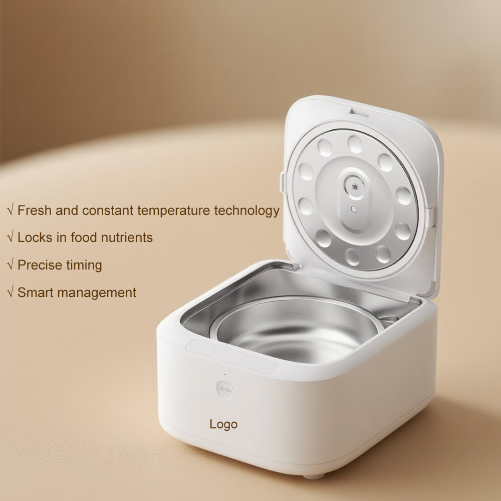 2025 New Product Pre-sale: Smart Pet Cat and Dog Wet Food Feeder with Refrigeration and Heating Functions and APP Timed Feeding