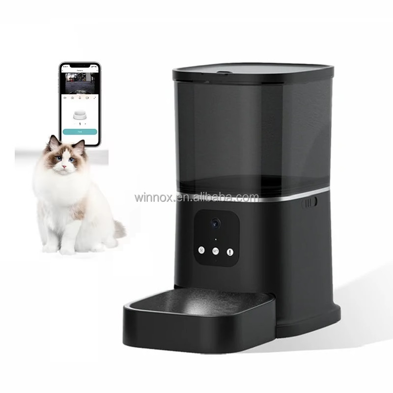 New Stock Arrival Pet Supplies Automatic Cat and Dog Smart Timing Feeder Pet Food Dispenser WiFi Intelligent Pet Feeder