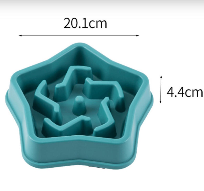 New Design Slow Feeder Dog Cat Pet Water Food Bowl Anti-gulping Lick Prevent Obesity Slow Down Eating Dish