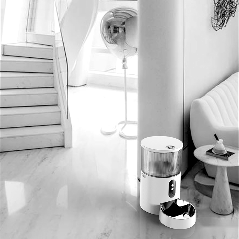 Wireless Smart Pet Feeder Automatic Smart Identification Infrared Pet Feeder Robot Timed Dog Self Feeder Station