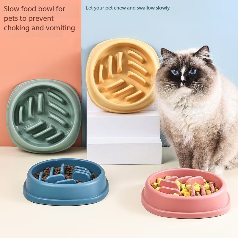 Pet Anti-choking Slow Feeder Bowl Healthy Eating Habits and Fun Mealtimes Slow Eating Reduce Obesity Bowl