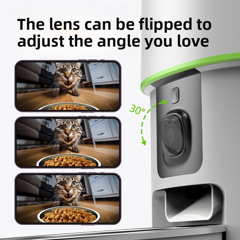Pet Automatic Smart Remote Video Control Cat Dog Timed and Quantitative Feeding Machine Cross-border Hot Sale