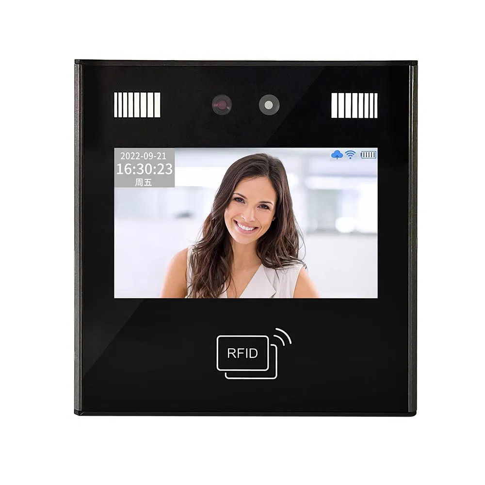 Backup Battery Optional Cloud Software Biometric Ai Face Recognition RFID Time Attendance System