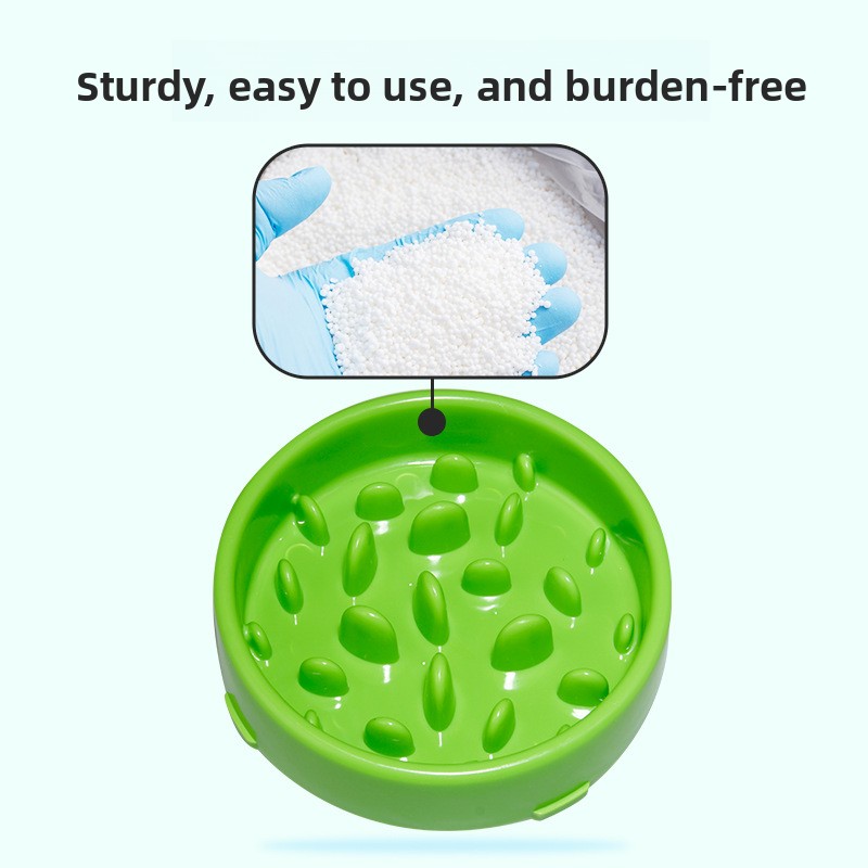 Pet Slow-Feeding Anti-Choking Non-Slip Easy Clean PP Slow Feeder Dog Bowl Wholesale Feeding Supplies