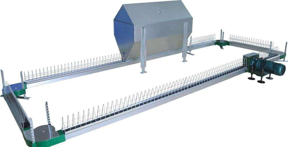 Chain Feeding Machine (Lifting Type) Flat Chain Feeding System in Breeder House