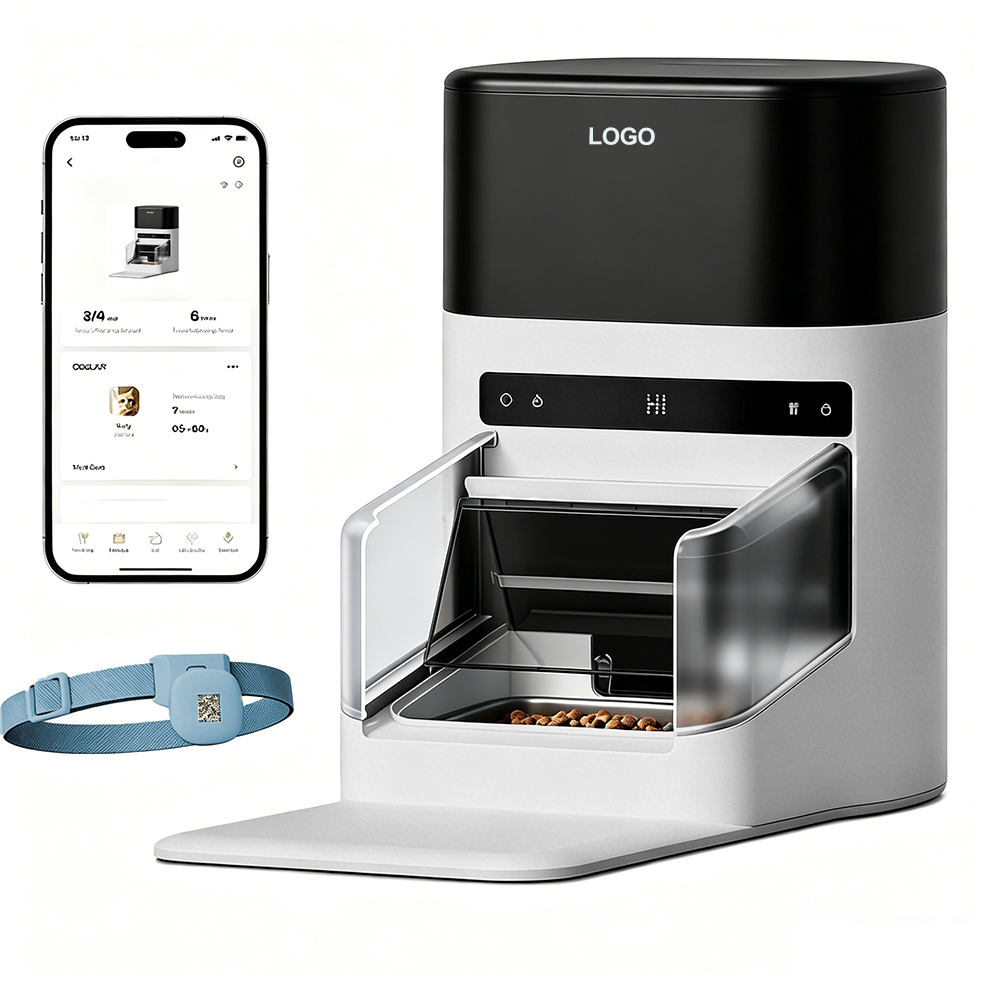 OEM RFID Cat Feeders for 3 Cats Collar Tag for Personalized Meals Cats Recognition Diet Tracking and Anti-Stealing for Multi-Pet
