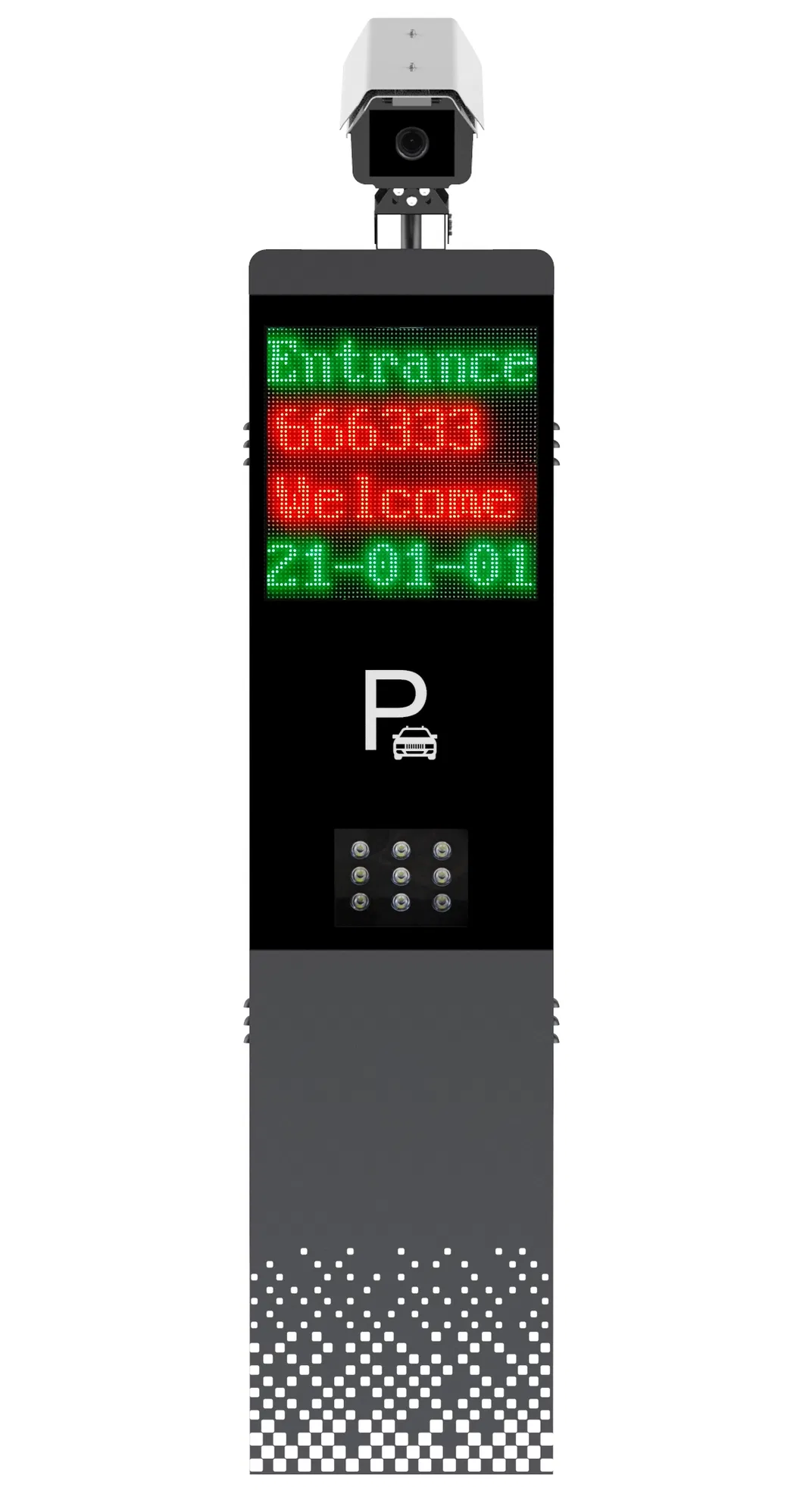 Smart RFID Barrier Gate System with License Plate Recognition