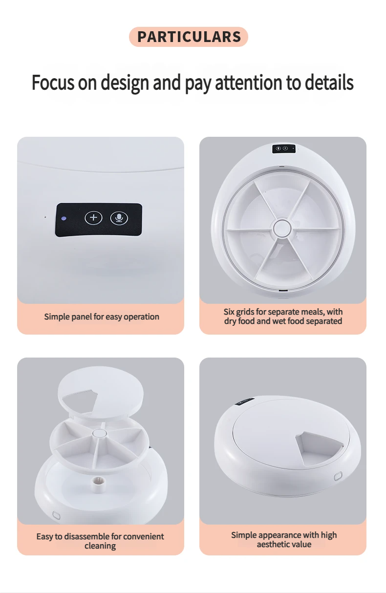 Smart Automatic Pet Wet Food Dispenser Feeder