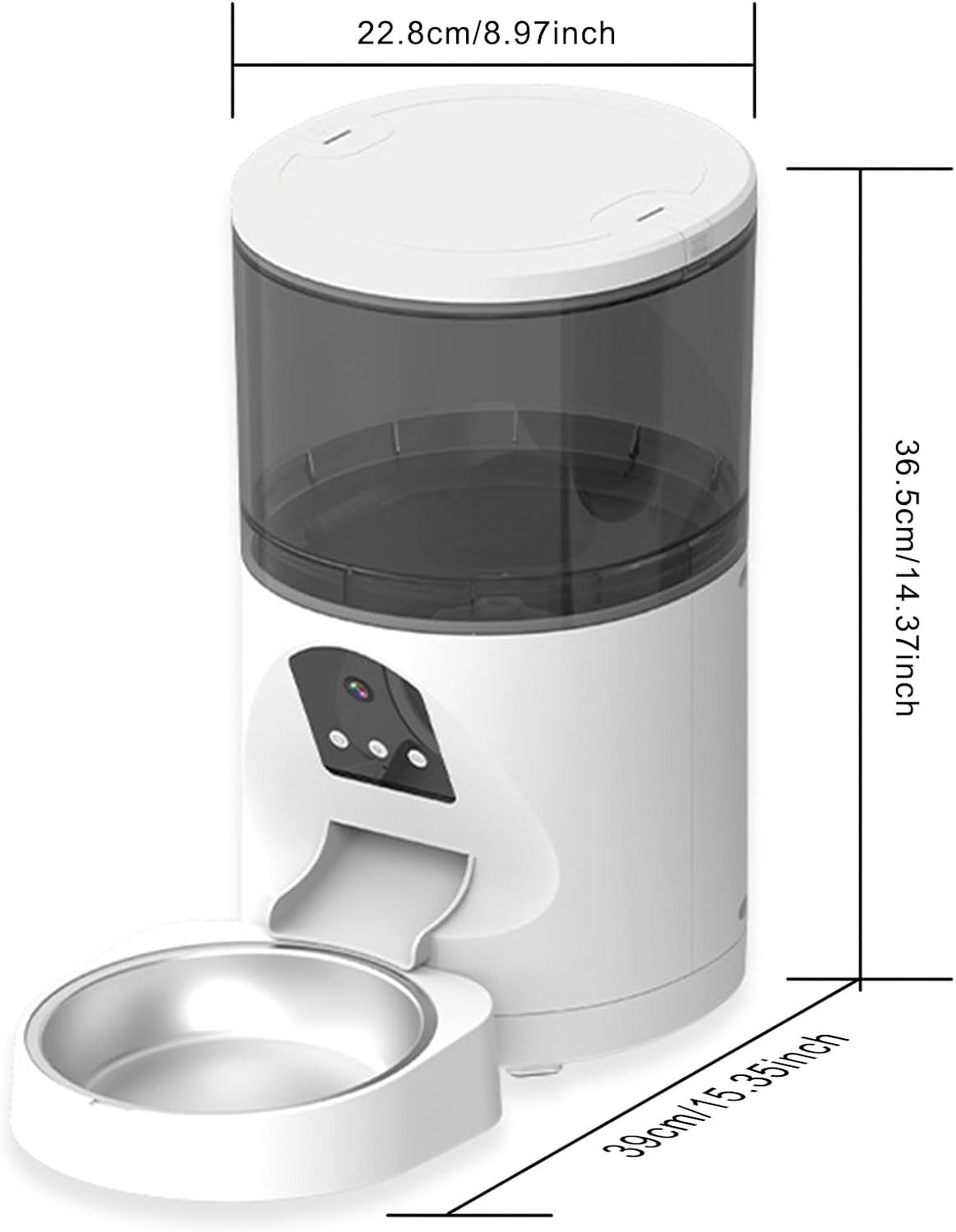 Pet feeder camera view 1