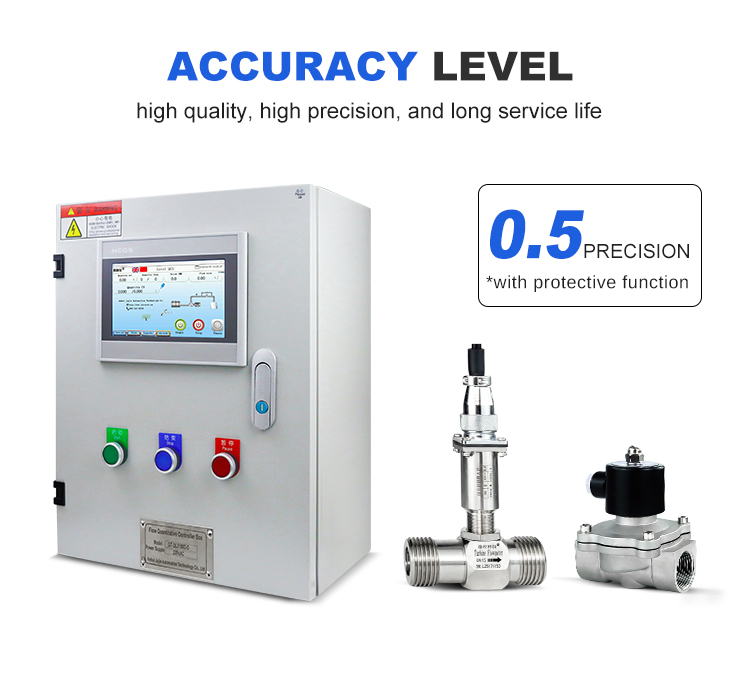 Milk Liquid Batch Filling Equipment Flow Batch Automatic Water Dispenser Water Pump Controller