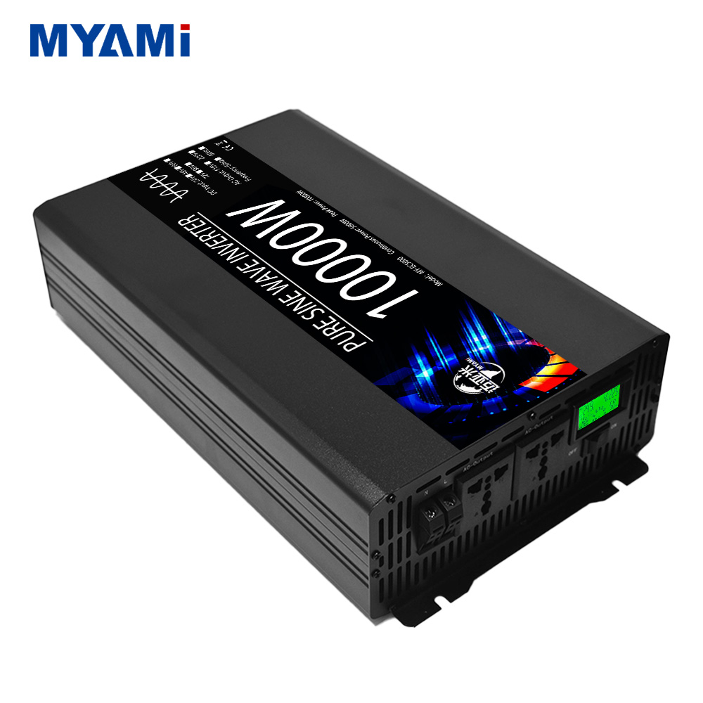 MYAMi Pure Sine Wave Single Phase Off-grid Solar Power Inverter 10Kw 8Kw 6Kw 5Kw4Kw 3Kw 2Kw 1Kw 12V 24V 48V to 110V Home Use