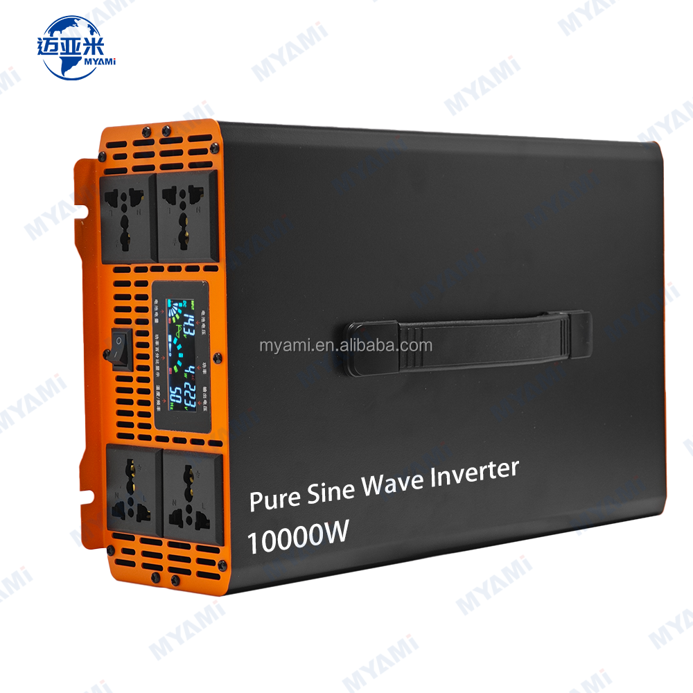 MYAMi 2200W 2000W 4000W PURE SINE WAVE Power Inverter 12V 24V 48V 60V 72V DC to AC Converters LCD Display for Home/RV/Car