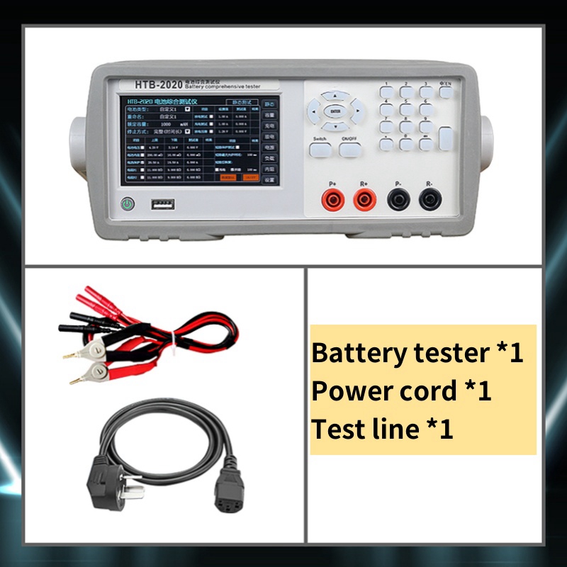 Battery Tester Battery Capacity Internal Resistance test High-Precision Battery Tester Can Be Charged and Discharged