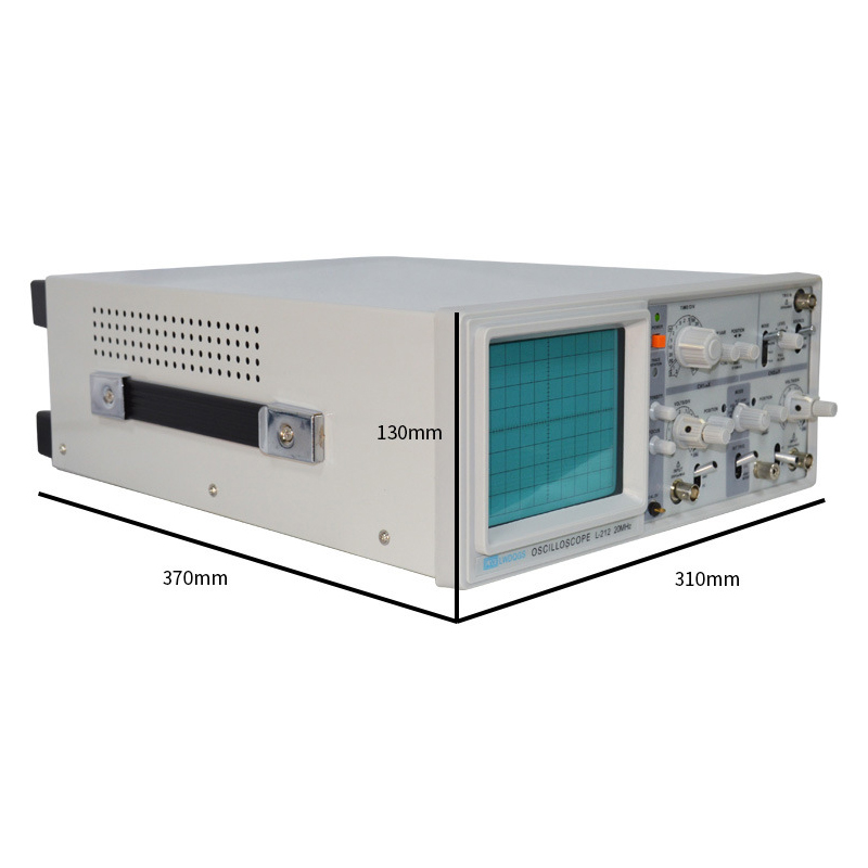 MYAMI 20MHz Portable Analog Dual Channel Oscilloscope 2 Channel Portable Oscilloscope for Laboratory