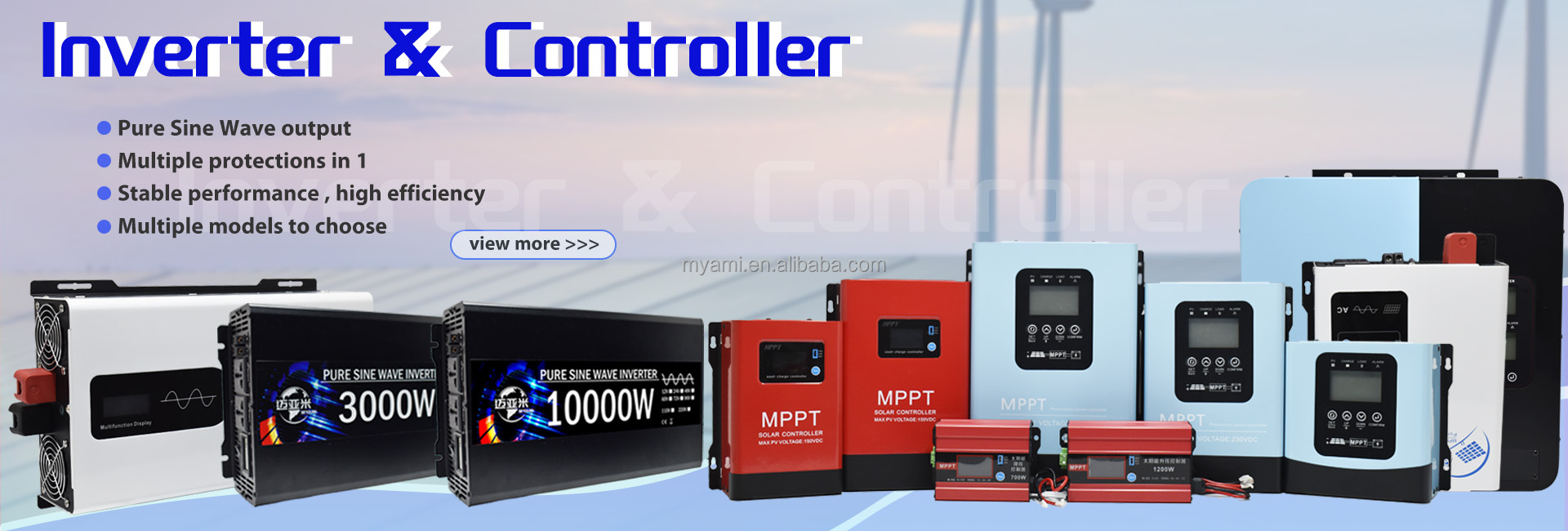 Solar Hybrid Inverter & Power Inverter & MPPT