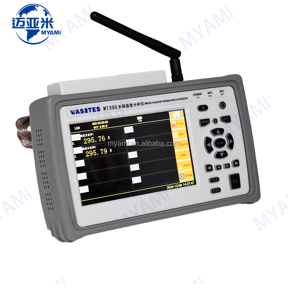 10-Channel High Resolution WIFI Programmable Temperature Data Logger Probe Multi-Contact Plastic Material ODM Customizable