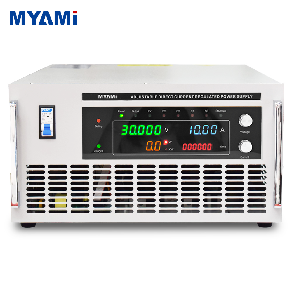 MYAMi 6V 10V 15V 20V 450A 500A 600A 700A 800A High Current High Power Rack Mounted DC Power Supply Adjustable 5 Digital Display