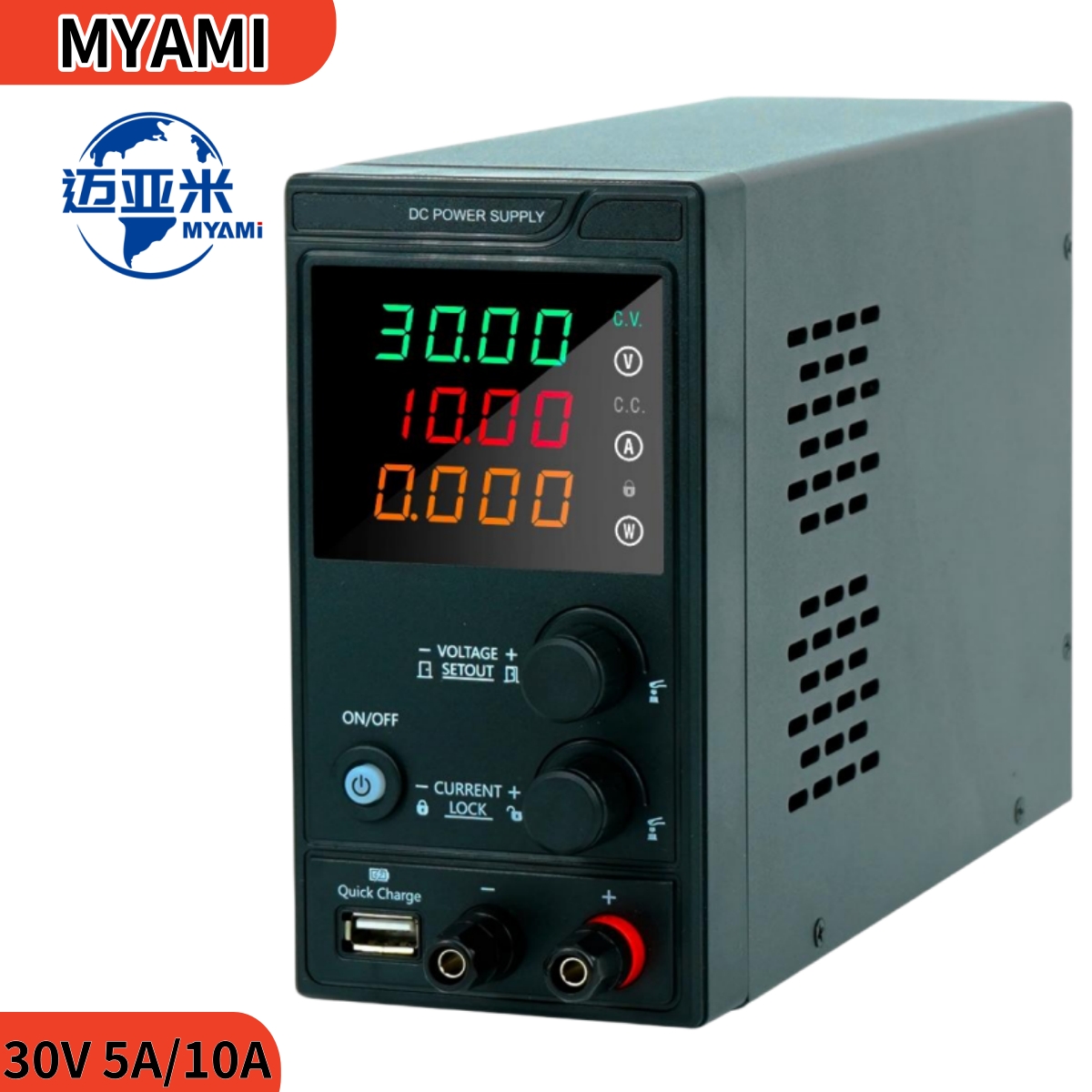 MYAMI 30V 10A/60V 5A/150V 2A/120V 3A/30V 5A  150W 300W Bench Power Supply Dc Regulated Power Supply for Phone Repair