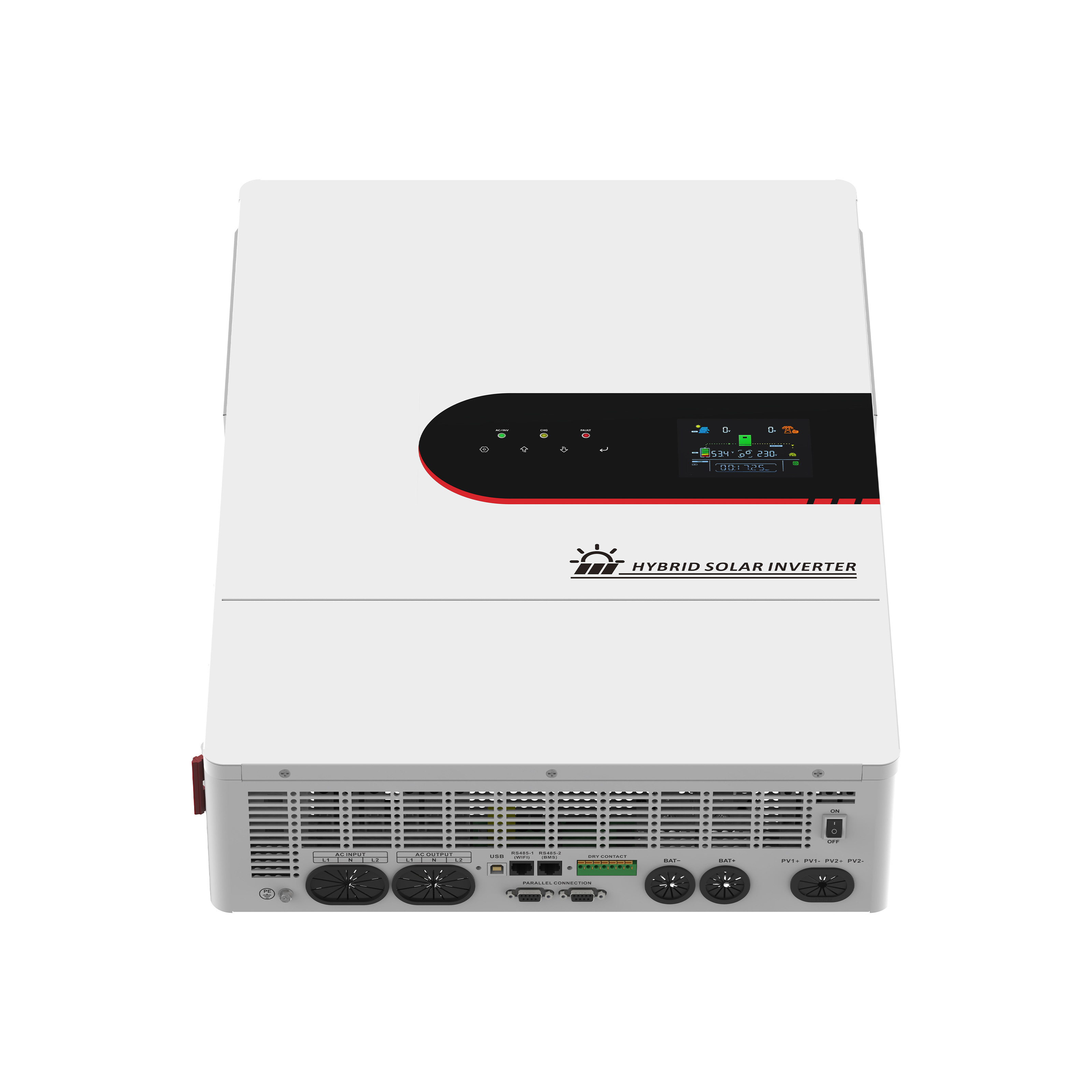 MYAMi Split Phase High-Frequency Solar Inverter 10KW Pure Sine Wave Dual MPPT Hybrid Inverter for Lead Acid /lithium Battery