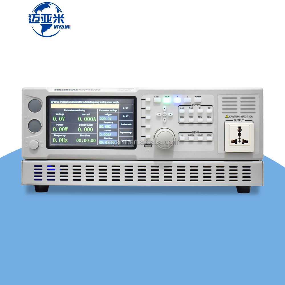 MYAMI Single Phase 300V/600V 2KVA/3KVA AC Power Supply 45Hz/400Hz Variable Frequency Desktop Bench Industrial Power Supplies
