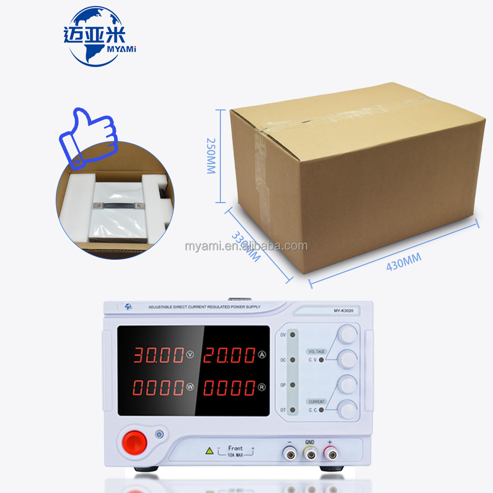 MYAMi Single Output AC-DC Adjustable Voltage and Current Adjustable Lab DC Stabilized Power Supply Variable 24V 30V 300V 1500W