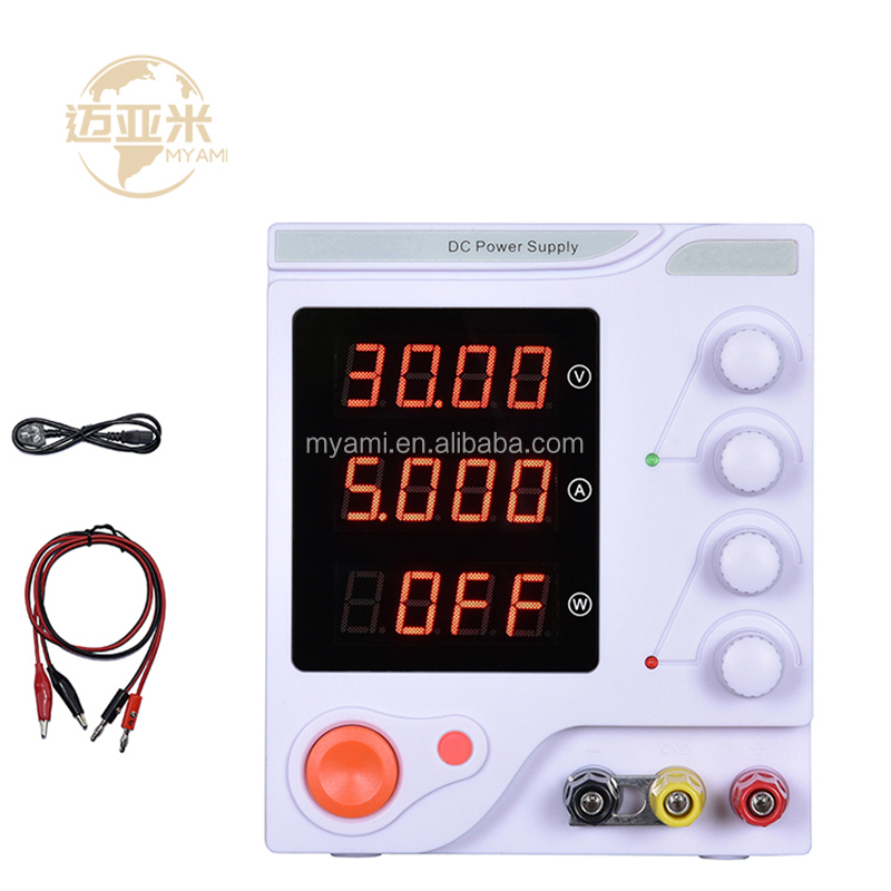 MYAMi Regulated Dc Linear Power Supply Adjustable 90w 150w 180w 300w 30v 60v 150v 5a 3a Variable LED Display for Phone Repair