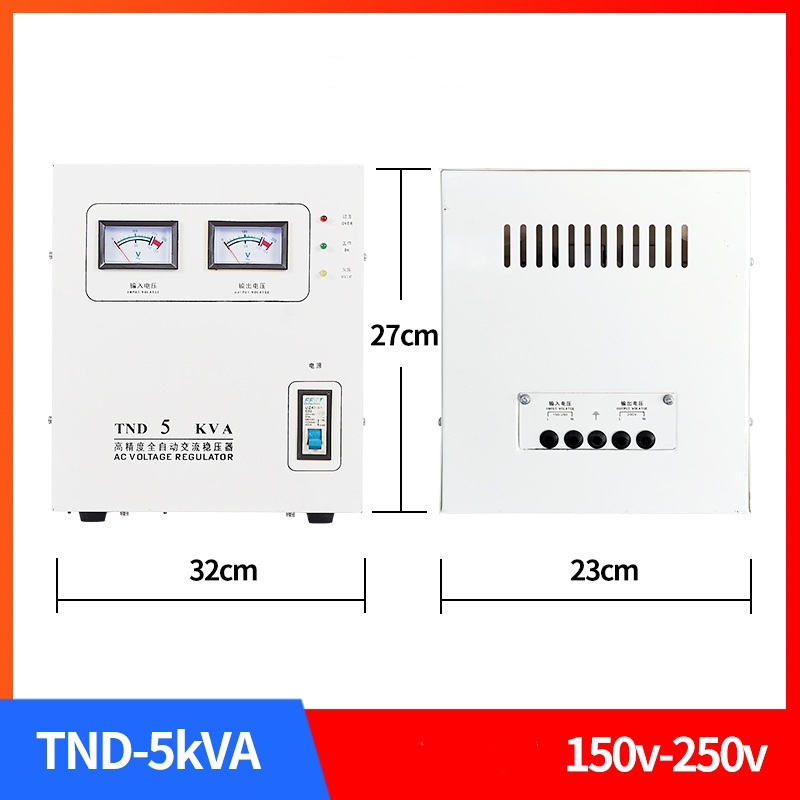 Stabilized Voltage Output 220V Single Phase 3KVA 5KVA 10KVA 15KVA 20KVA 30KVA 40KVA 50KVA 60KVA SVC Automatic Voltage Stabilizer