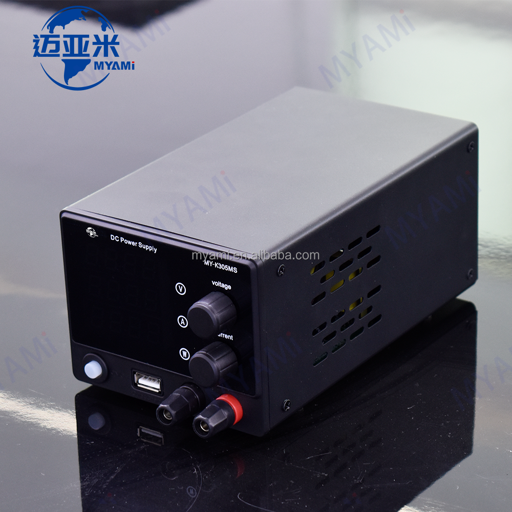 MYAMi 150W 30V 5A Adjustable to 12V LED Bench Laboratory Variable Voltage DC Regulated Power Supply for Mobile Phone Repair