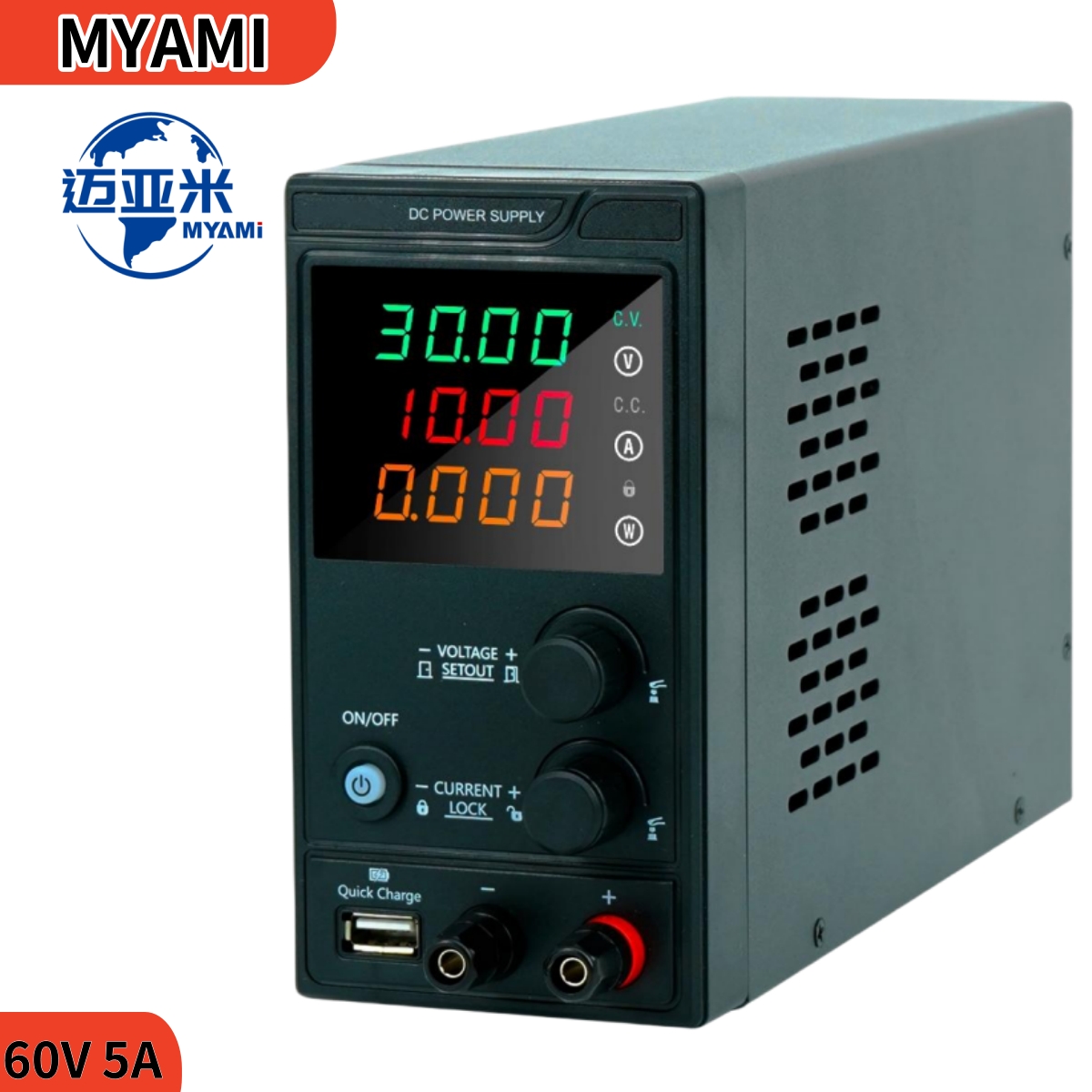 MYAMI 30V 10A/60V 5A/150V 2A/120V 3A/30V 5A  150W 300W Bench Power Supply Dc Regulated Power Supply for Phone Repair