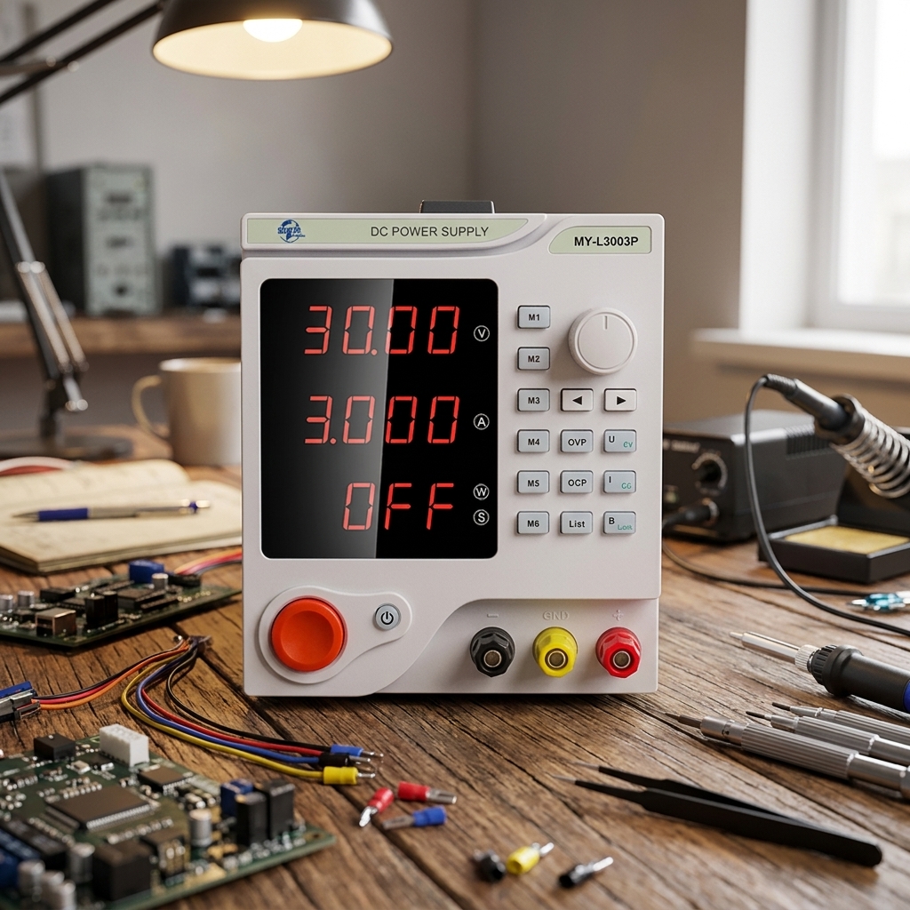 MYAMi MY-L6003P 60 Volt Dc Linear Power Supply Adjustable Variable 60V 3amp Programmable Digit LED Display for Testing & Repair