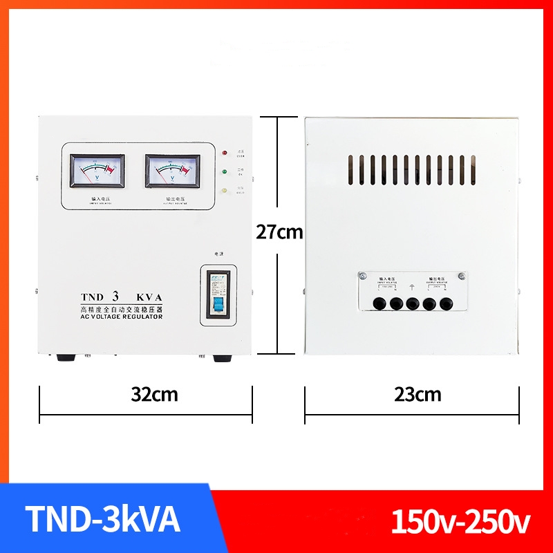 Stabilized Voltage Output 220V Single Phase 3KVA 5KVA 10KVA 15KVA 20KVA 30KVA 40KVA 50KVA 60KVA SVC Automatic Voltage Stabilizer