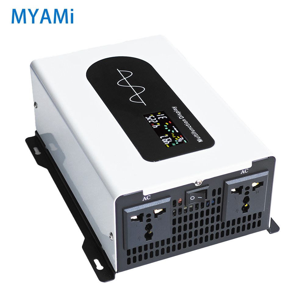 MYAMi 12V 24V 48V 60V 72V DC to AC 110V 220V 900W PURE SINE WAVE Power Inverter Car Inverter 12V 220V for Automotive&Home Use