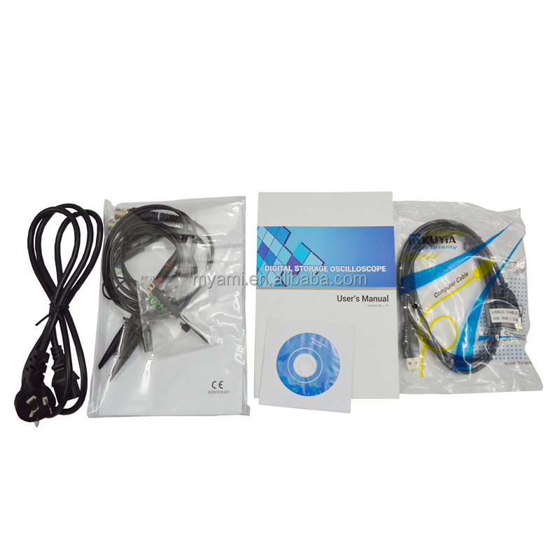 MYAMI Desktop Storage 100MHz Oscilloscope Bandwidth 1GS/s Sample Rate USB Communication Digital Oscilloscope