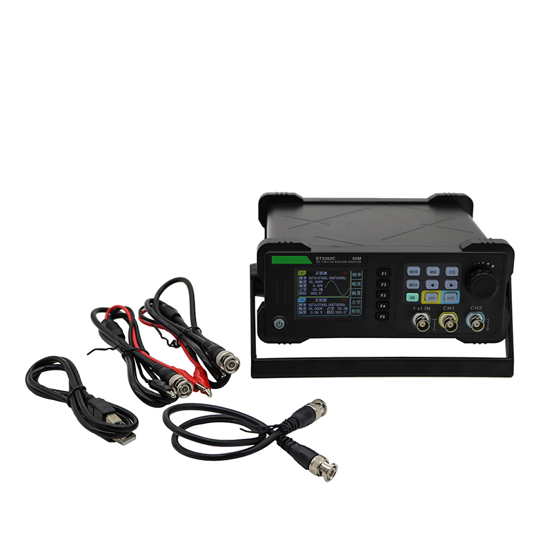 Factory Price 20MHz 40MHz 60MHz 2 Channel Function Arbitrary Waveform Generator High Precision Frequency Meter Signal Generator