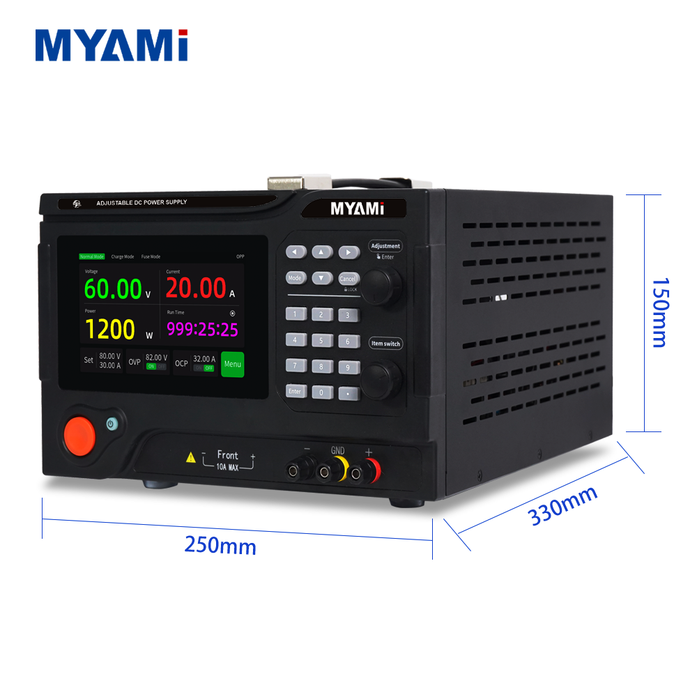 MYAMi 6000W 4500W 3000W 2400W 1800W 1500W 900W 600W 30V 20A 30A 60A 80A 100A 150A 200A Programmable Bench DC Power Supply